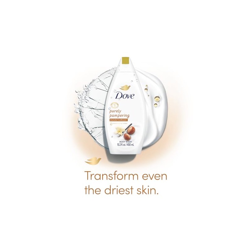 Dove Purely Pampering Body Wash Shea Butter Warm Vanilla