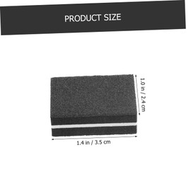 FOMIYES 3sets Compact Portable Manicure Block Nail File Dual Sided Sanding Tool for Fingernails Toenails 50pcs*3