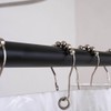Shower Curtain Hooks, Decorative Rust Proof Stainless Steel Shower Curtain