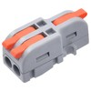 XALXMAW 22Pcs Lever Wire Connectors, 1 in 2 Out DIY