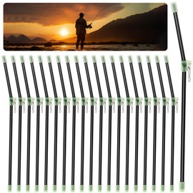 QHSXMQ Fishing Accessories, 30 Fishing Anti Tangle Boom with Swivel, Anti Boom with Swivel Fishing Accessory Tube Feeder Accessories Fishing Accessories Fishing Anti-Tangle Boom Sleeves Set, Prevent