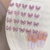 Multiple Shape Pink Nail Rhinestones for Nails Supplies Mini Steel
