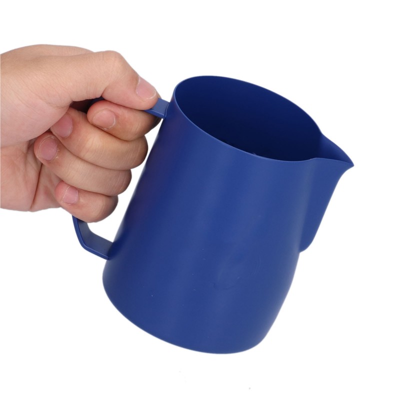 Stainless Steel Coffee Pitcher Milk Latte Frothing Cup with NonDrip