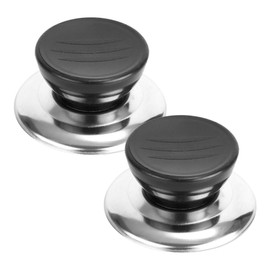 2 Pcs Pot Lid Knobs Universal Replacement Pan Lid Cover Knobs Heat Resistant Pan Lid Holding Handles Great for Slow Cookers Skillets and Kitchen Cookware Cover