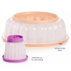 Tupperware JELLO JEL RING MOLD Gelatin Dessert Peach Shrimp 6