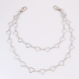 Stocking Stuffers Holiday Outfits for Women 2024 Silver Chain Belt for Women Retro Gold Chain Belt Multilayer Heart Chain Belt with Long Tassel Gold Body Jewelry Body Belly Chain for Dress(Silver)