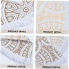 SHOWERORO Guys Beach Towel Ladies Round Beach Towels Mandala Round