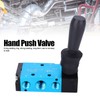 5-Way 2-Position Air Lever Operated Valve 1/4 PT Pneumatic Solenoid