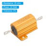 PATIKIL 25W 25 Ohm Aluminum Shell Resistor 2 Pack Aluminum