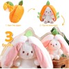 MIAODAM Cuddly Bunny Stuffed Animal, Kawaii Squishy Cute Easter Bunny