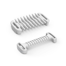 Guard Combs 3mm Body Comb & 0mm Skin Protector Kit Compatible for O Blade QP2734 QP2824 QP2520/30 QP2620/30 and Pro Series, Blade Attachments Accessory, 2 PC