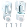 HCEWSBFD 2 Pcs Closet Sliding Door Hardware Wardrobe Roller Kit