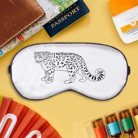 'Snow Leopard' Sleep/Travel Eye Mask (EY00010014)