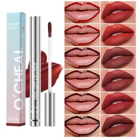 O'CHEAL Peel-Off Lip Liner Tattoo Lipstick, Long Lasting, Waterproof, Transfer-proof, Peel Off Lip Stain with Matte Finish 01#