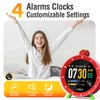 MOMILLA Kids Alarm Clock for Bedrooms, Colorful Display 7-Day Programmable