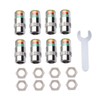 BUGUUYO Car Tire Pressure Monitor Caps Durable Valve Stem Indicators