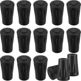 Pack of 8 Nordic Walking Poles, Rubber Buffers, Nordic Walking Pads, Rubber Buffer for Hiking Poles, Trekking Poles, Walking Poles, Asphalt Gravel Mountains, Hiking, Rubber Stopper Attachments
