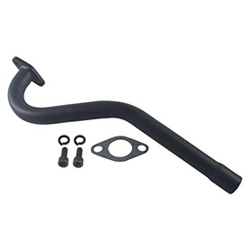 VCUJSUC Exhaust Pipe For Coleman CT100U Predator 79cc 98cc 3HP Mini bike Black