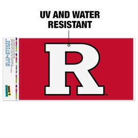GRAPHICS & MORE Rutgers Scarlet Knights Logo Automotive Car Window Locker Bumper Sticker