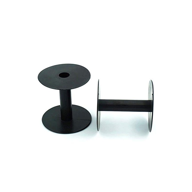 Bluemoona 10 PCS - Empty Plastic Wire Spools Bobbins ROUND
