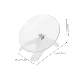 GRIRIW Quiet Hamster Wheel Multi-Purpose Running Toy for Small Pets for Hamsters Gerbils Chinchillas Mice