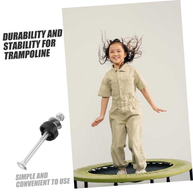 Kisangel Heavy Duty Trampoline Screws 15 Pack Fit for Indoor/Outdoor