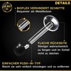KJM Fashion Monroe Earrings Transparent Bioflex Labret 1.2 mm 16