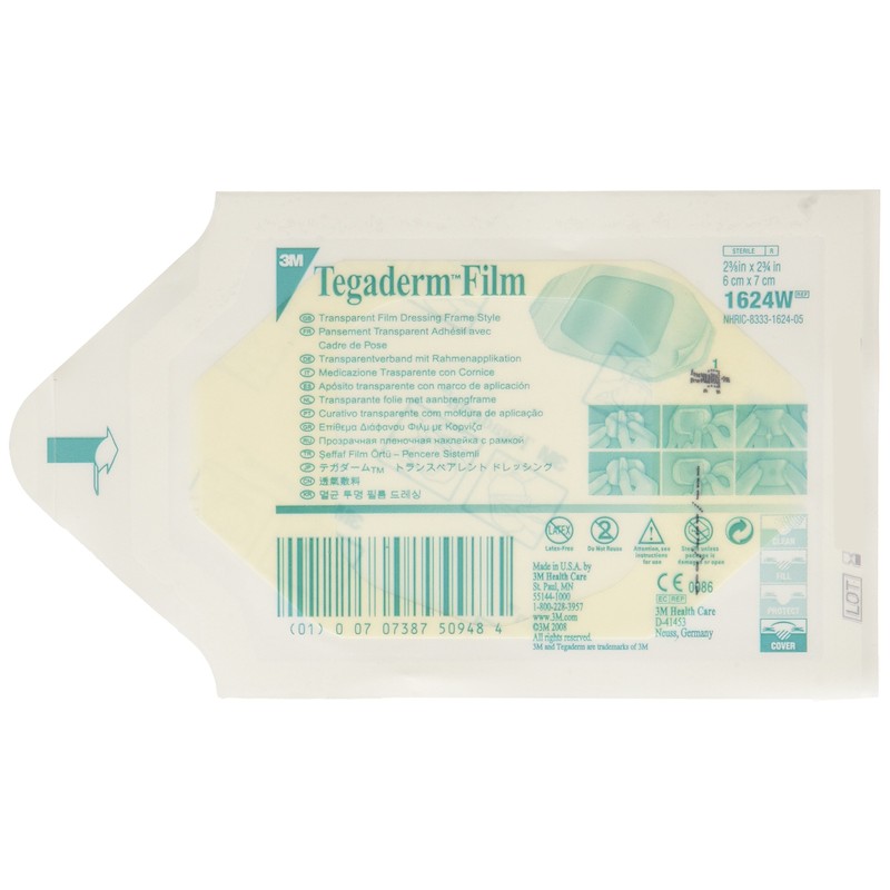3m Tegaderm Transparent Film Dressing 2.375" x 2.75"/Picture Frame Style/Package