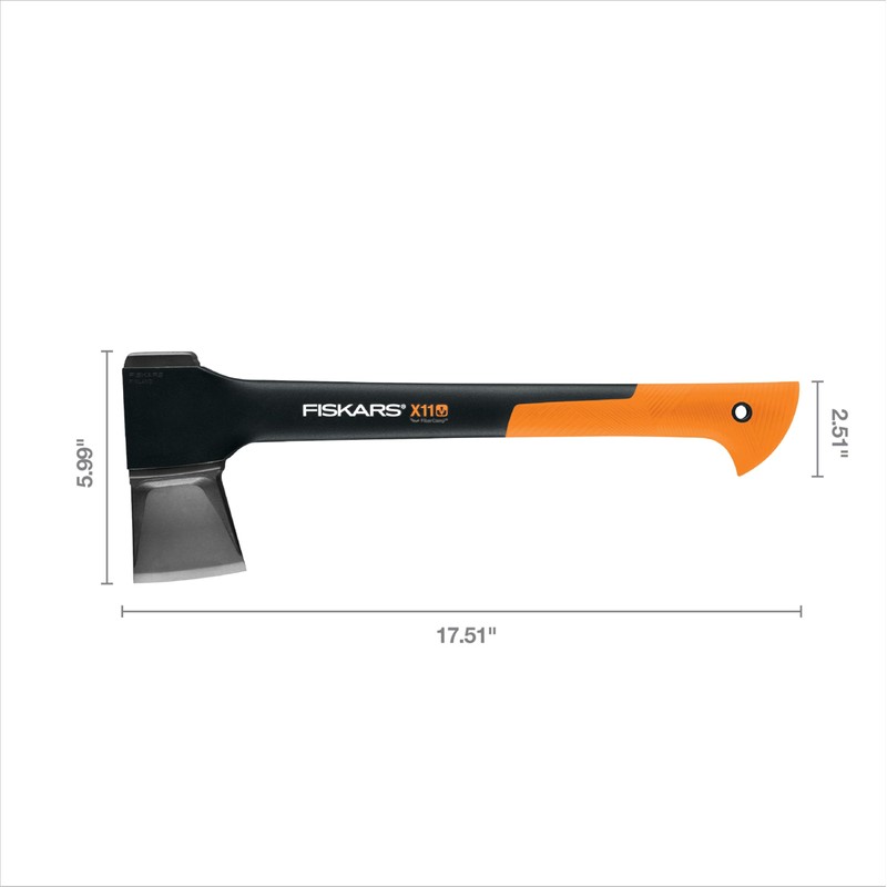 Fiskars X11 Splitting Axe Hatchet, 17" Tree Branch Cutter and