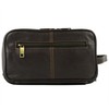 Rowallan of Scotland - Hochwertiger Herren Kulturbeutel Leder Reisetasche Stylish