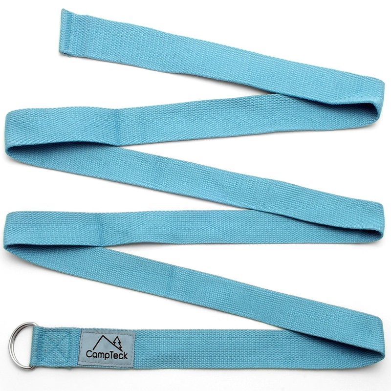 CampTeck U6823 D-Ring Polyester Yoga Strap – Adjustable Stretching Yoga