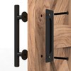 WOLFBIRD 24 cm Barn Door Handle, Sliding Door Pull Handle,