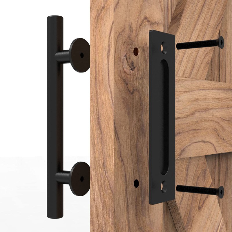 WOLFBIRD 24 cm Barn Door Handle, Sliding Door Pull Handle,