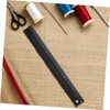 SHINEOFI Precision Metal Craft Ruler Durable Measuring Tool with Scale