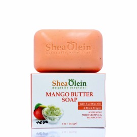 SHEA OLEIN Mango Butter Soap w/Rice bran Oil & Rosemary Extract by Shea Olien - 1 BAR