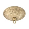B&P Lamp® Heavy, Antique Style Cast Brass Ceiling Light Canopy