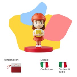 FABA Sound Figure - Sofia and the Magic Bike - Stories and Tales for Boys and Girls 5-10 Years Educational Toy - Italian Version