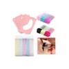 50 Pares Parches De Hidrogel 50cepillo Glitter 100microbrush