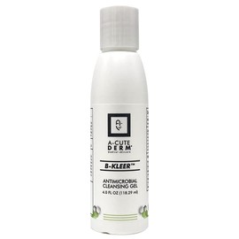 A-Cute Derm B-Kleer Cleansing Gel Acne Cleanser that Purify and Protect Your Skin from Clogged Pores for All Skin Types (4oz)