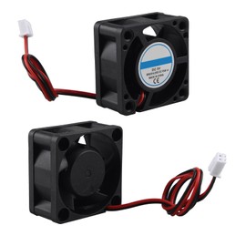Jopto 4 x 3D Printer Cooler 4020 DC Brushless 5V Quiet 40x40x20mm Mini Fan with 2 Pin Terminal Compatible with 3D Printer Extruder Makerbot Arduino with 30cm