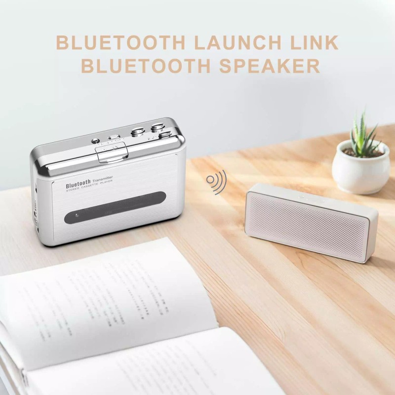 DIGITNOW! Bluetooth Walkman Cassette Player Bluetooth Transfer Personal Cassette