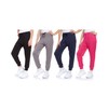 Sweet Hearts Girls' Sweatpants - 4 Pack Super Soft Athletic
