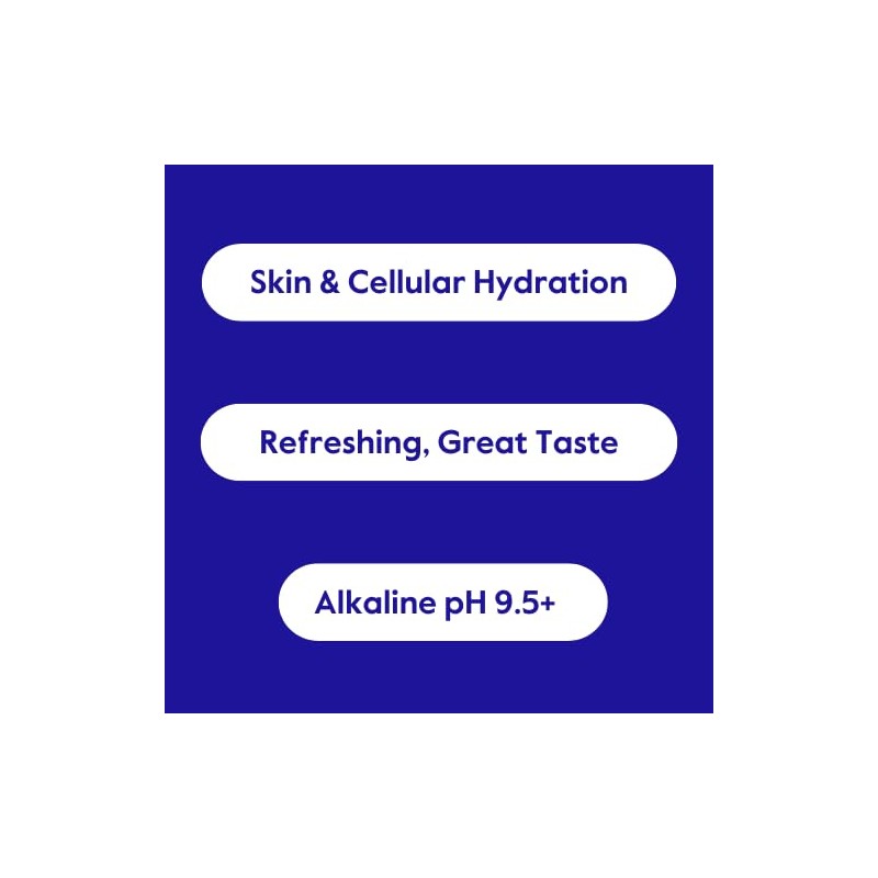 Jove Alkaline pH Water, Skin & Cellular Hydration, pH 9.5+,