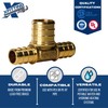 25 Pcs. XFITTING 1/2" x 1/2" x 3/4" Pex Tee,