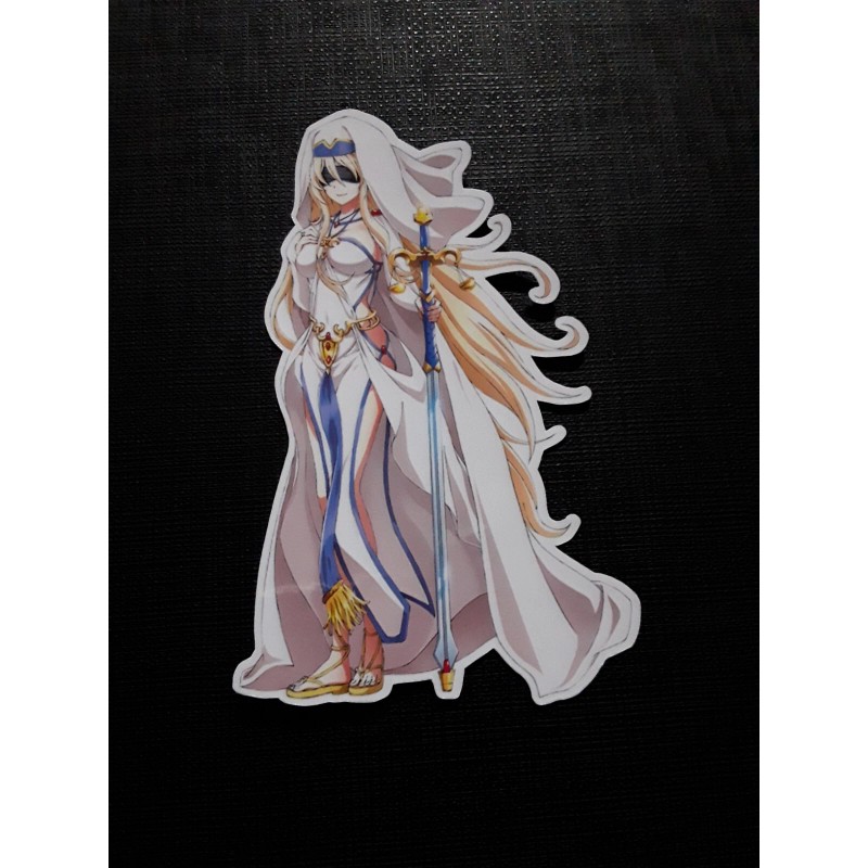 Sword Maiden from Goblin Slayer Glossy Sticker Anime Appliances, Walls,