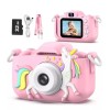 Goopow Kids Camera Toys for 3-8 Year Old 32GB Unicorn