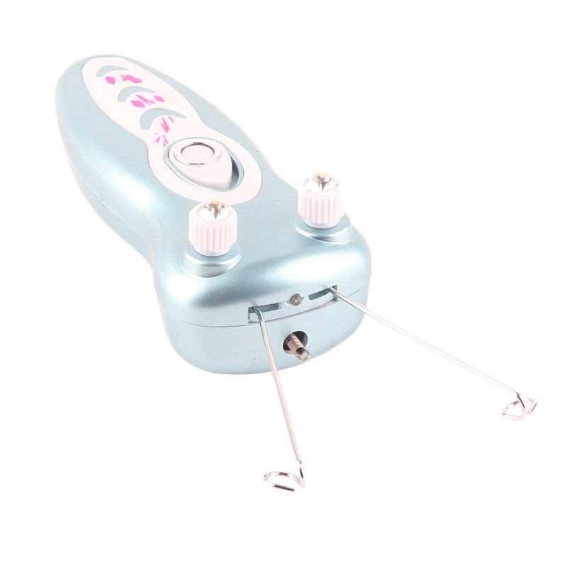 Electric Facial Cotton Threading Epilator Rechargeable Cordless LED Lighting Threading