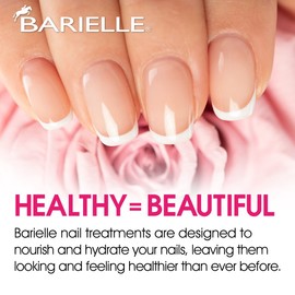 BARIELLE Protect Plus Color Nail Polish - Falling Star, A Marine Blue with Gold Glitter Nail Color with Prosina .45 ounces