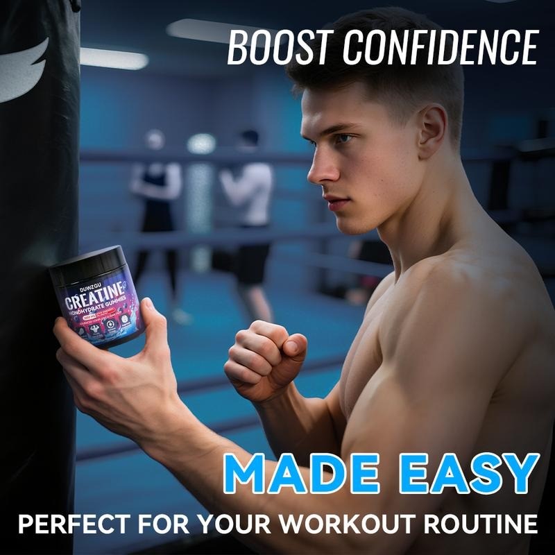 Creatine Gummies with L-Carnitine: Strength & Muscle Support for Men