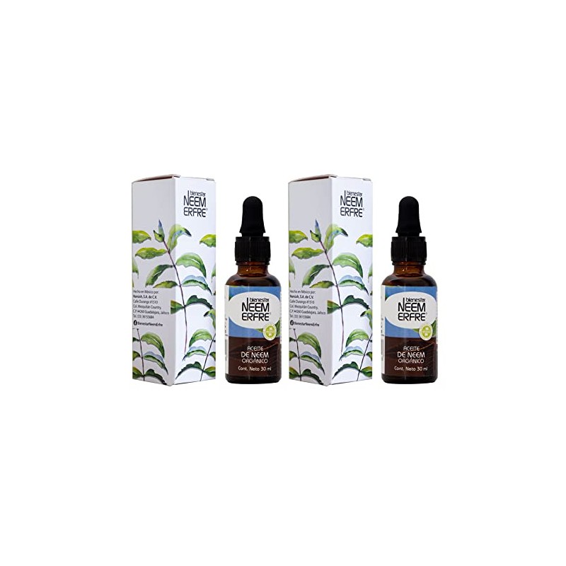 Aceite de NEEM Orgánico 100% puro sin diluir - Azadiractina